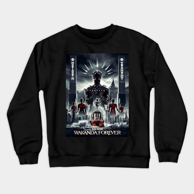 Wakanda Forever Crewneck Sweatshirt by SecretGem